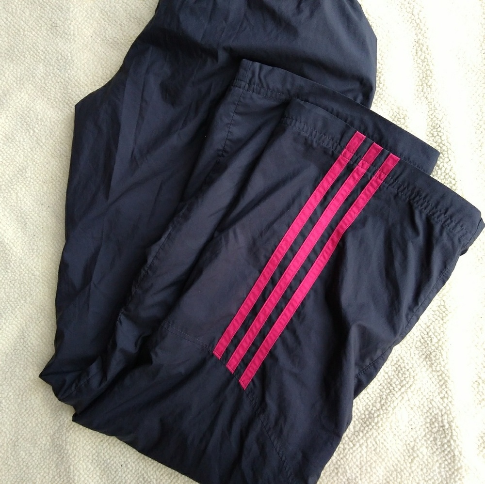 Adidas wind breaker/workout pants